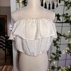 Aerie Ruffled Tube Top